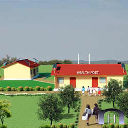 Health post project in Zambia